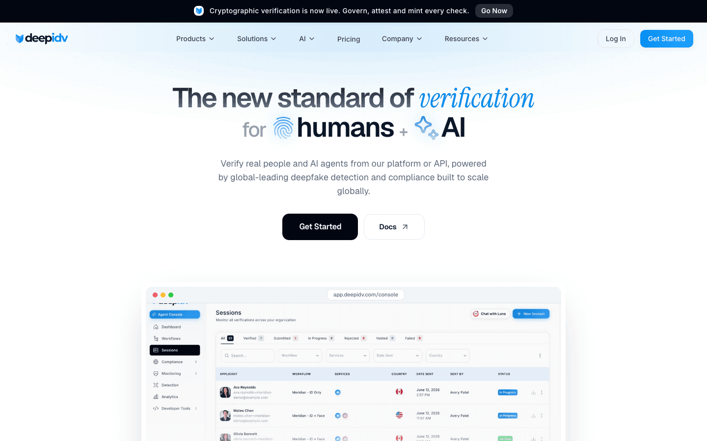DeepIDV KYC screenshot - Breakthrough Pulse